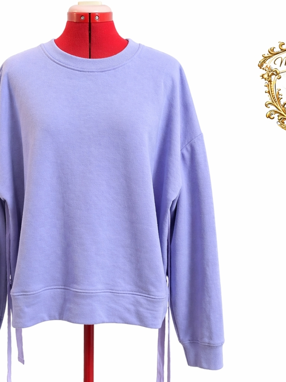 PrettyLittleThing Lavender Crewneck Sweater